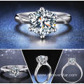 New arrived white gold Moissanite Engagement diamond Ring